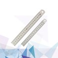 thumbnail image 3 of Miangastore 2 Pcs Règle en Acier Inoxydable Règle Double Échelle pour Maison École Bureau (20cm, 15cm Chaque Taille A 1pcs), 3 of 8