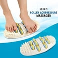 thumbnail image 1 of Massage Rouleau pour les Pieds avec 4 Rangées de Ganglions d'Acupression, Soulage la Douleur et Améliore la Circulation, 1 of 7