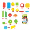 thumbnail image 2 of spellwife 150pcs Brisle Blocks Building Set Kids Educational Construction Interlocking Stacking Brisle Small Particle Building Blocks, 2 of 5