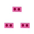 thumbnail image 4 of Transemion 1/2/3/5 Fondant Mold Portable Replacement Flexible Home Kitchen Bakery Baking Pastry Cake Pudding Chiffon Mould Accessories Type 2 3PCS, 4 of 6