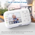thumbnail image 3 of VTech Moniteur Numérique pour Bébé avec Capteur de Température, 1 Unité, Blanc, 3 of 5