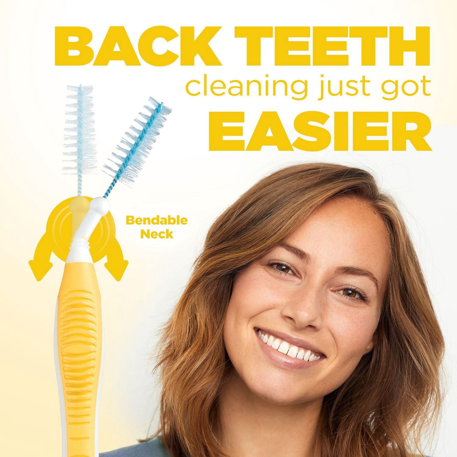 GUM® Proxabrush® Interdental Cleaning Brushes, Moderate, Remove up to 25% more plaque, 8 Count