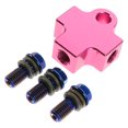 thumbnail image 3 of Miangastore 1 Set Hydraulic Brake Line Connector: Motorcycle Brake Line Tee Adapter With Titanium-Burned Bolts - T Shaped Adapter For Motorcycle Quad Bike Atv, 3 of 8