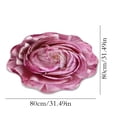 thumbnail image 3 of Xihbxyly Rug Area Rug Living Room Bedroom Rug Plain Flower Shape Easy Care Living Room Carpet Large Area Washable Bedroom Carpet Washable Home Absorbent Carpet, 3 of 6