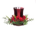 thumbnail image 1 of Christmas 8in Glass Candle Holder, 1 of 4