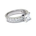 thumbnail image 2 of 2 ct Princess Cut Diamond Engagement Ring 14K White Gold, 2 of 2
