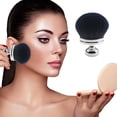 thumbnail image 5 of YoGold Blend & Blur Extra Large Body Makeup Brush for Self Tanner,Leg Makeup & Bronzer Self Tan Back Applicator, Head Kabuki Brush For Application with Drawstring Bag Soft Bristled Brush Black, 5 of 5