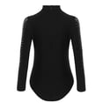 thumbnail image 4 of Xnihocha Justaucorps de Gymnastique pour Garçons, Tenues de Danse, Strass, Manches Longues, Haut à Bretelles Croisées à l'Avant avec Short, Noir 16, 4 of 7