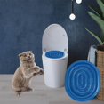 thumbnail image 2 of Cat Toilet Trainer Cat Litter Tray Box Training Cleaning Kit blue netto, 2 of 9