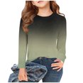 thumbnail image 2 of MeetoTime Chemises Imprimées à Manches Longues pour Enfants Blouses Habillées Décontractées Col Rond pour Bébés Filles 3 - 14 Ans, 2 of 5