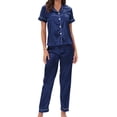 thumbnail image 5 of Ensemble de Pyjama pour Femmes Pantalon Ensemble Mode pour Femmes Tenue d'Intérieur Pyjama Femme Ensemble Deux Pièces Manches Longues Pantalon Ensemble de Pyjama Tenue d'Intérieur, 5 of 5