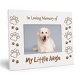 thumbnail image 1 of Darling Souvenir Made With Love Engraved Table Top Photo Frame Wooden In Loving Memory Of Quotes White Picture Frame Gift For Brothers Day, 4x6 Inches Horizontal Photo Size, 1 of 6