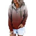 thumbnail image 1 of WZXFASHION Chandail à Capuchon Mode pour Femmes Imprimé à Manches Longues Chandail à Capuchon à Enfiler Chandail à Capuchon à Boutons Rabais de 50 % Liquidation Chandail à Fermeture Éclair, 1 of 9