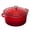 Red, variant on Hawsaiy 4.5 QT Enameled Cast Iron Dutch Oven with Lid, Nonstick Cookware for Baking, Roasting, Braising & Cooking, Dual Handles, Dark Blue