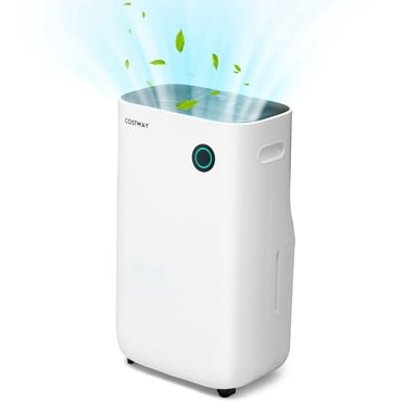 Costway 4500 Sq. Ft Dehumidifier for Home & Basements, 73-Pint Quiet Dehumidifier with 5 Modes