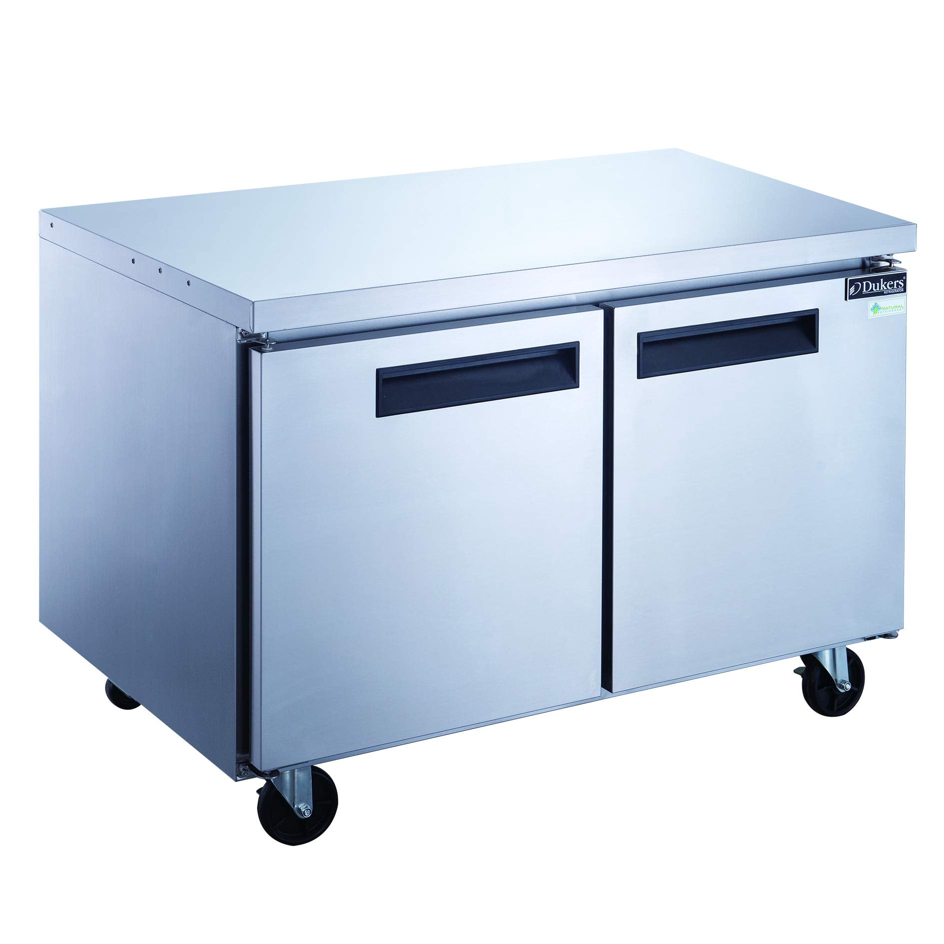 Dukers DUC48F 12.2 cu. ft. 2-Door Undercounter Freezer in Stainless Steel