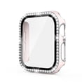 thumbnail image 1 of Apple Watch Case with Tempered Glass Screen Protector for Apple Watch 38mm Series 3/2/1, Bling Crystal Diamond Rhinestone Ultra-Thin Bumper Full Cover Protective Case for Women Girls iWatch, 1 of 6
