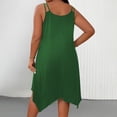 thumbnail image 4 of Ounisa Robe Camisole Midi Fluide Sans Manches à Encolure Dégagée et Ourlet Asymétrique pour Femme Grande Taille, 4 of 8