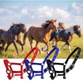 thumbnail image 2 of Collier de Tête de Poney Rembourré Grande Résilience Équipement de Protection Fournitures de Cheval Solidité Coussin de Selle de Course Noir TP, 2 of 9