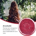 thumbnail image 4 of Xingzhi Woman Mesh Crochet Hair Net Washable Flexible Replacement Sleeping Hairnet Red, 4 of 6