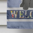 thumbnail image 4 of Carolines Treasures BB5673CHF Cocker Spaniel Black Welcome Flag Canvas House Size, 4 of 4