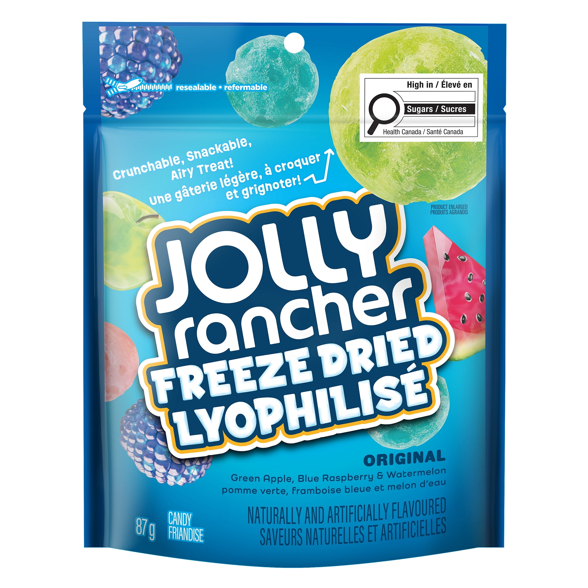 JOLLY RANCHER Freeze Dried Candy, Perfect for snacking, 87g
