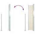 thumbnail image 3 of vidaXL Retractable Side Awning 160 x 500 cm Cream, 3 of 4