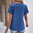 thumbnail image 5 of KIHOUT Hauts pour Femmes Unis Mignons Sans Manches à Col en V Camisoles Ajourées Tube Plissées Hauts Blouse Rabais, 5 of 5