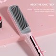 thumbnail image 4 of Portable Hair Straightener Ionic Electric Ceramic Straightening Comb 20s Quick Heated Anti-Scald Modelling Brush Styling, 4 of 8