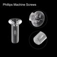 thumbnail image 4 of Unique Bargains M5x16mm Plastic Phillips Machine Screws, PC Flat Head Machine Bolts 25 Pack, 4 of 4