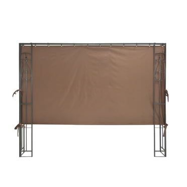 Apex Garden Panneau de Mur Latéral Rideau d'Intimité pour Gazebo de 8 Pi (Panneau 1 Côté Seulement)