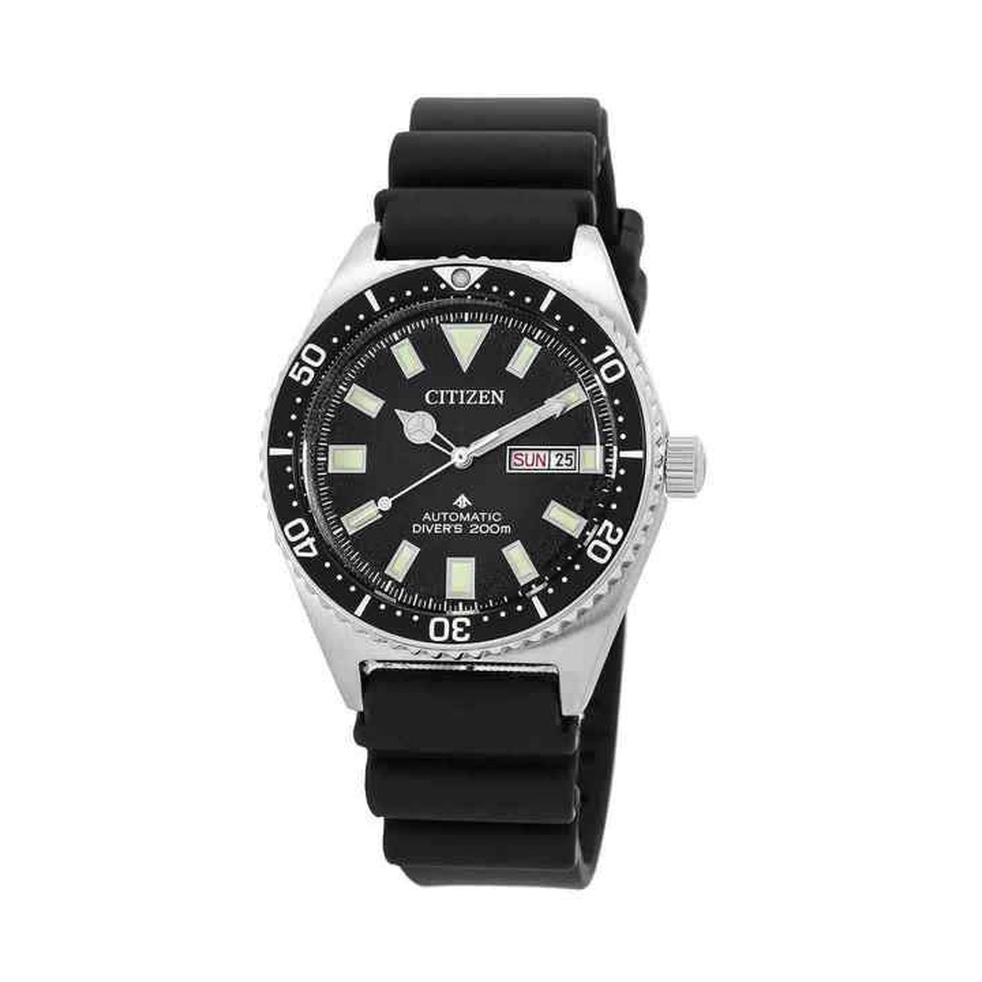 時計 CITIZEN NY0120-01E Citizen Promaster Rubber Strap Black Dial Automatic Diver's NY0120