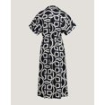 thumbnail image 2 of Gant Apparel S Caftan Monogramme Imprimé Ss pour Femmes Bleu, 36 Reg US, 2 of 2