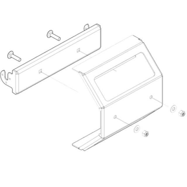 Humminbird Fish Finder Mount 740175-1 IDMK H12R; Compatible With All HELIX 12 Models; With Bracket And Hardware