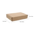 thumbnail image 4 of Weiweiguan 20pcs Shipping Boxes Corrugated Paper Packing Boxes Express Storage Paper Boxes, 4 of 7