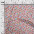 thumbnail image 1 of oneOone Viscose Chiffon Fabric Dot & Flower Floral Print Fabric BTY 42 Inch Wide, 1 of 4