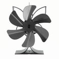 thumbnail image 1 of Fireplace Fan 6 Blades Stove Fan Powerless Quiet Operation, 1 of 5