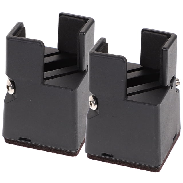 SHISUYAN 2pcs Adjustable Bed Risers Furniture Lift Furniture Risers Desk Riser Blocks