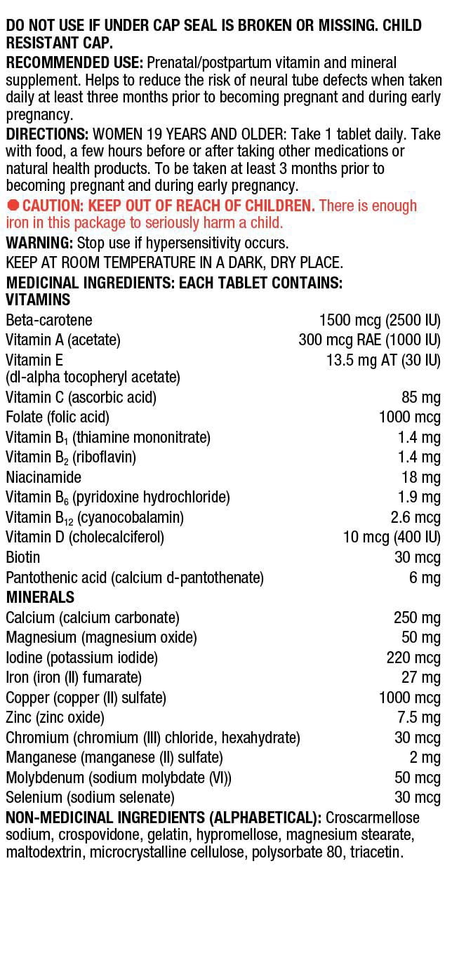Equate Multivitamine Prénatale