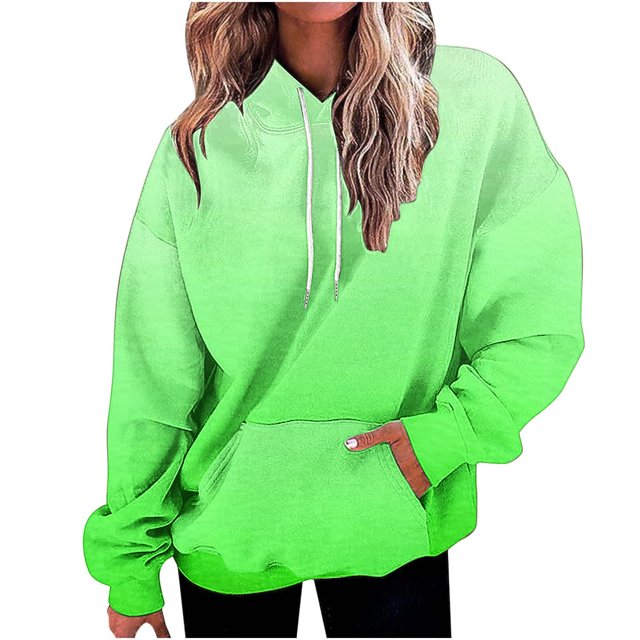 Birdeem Hauts Amples pour Femmes Sweat à Capuche Manches Longues Sport