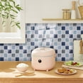 thumbnail image 3 of Stickers 2 Product Category Tile Peel and Stick Self Wall Decals for Kitchen Bathroom Grid Design Removable Backsplash Platform Competitive Title, 3 of 3