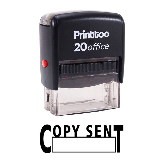 Printtoo COPY SENT Self Inking Rubber Stamp Office Stationary Custom Stamp-Black