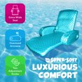 thumbnail image 3 of TRC Recreation Fauteuil Inclinable Flottant de Piscine Super Doux et Ajustable, Sarcelle Tropicale, 3 of 7