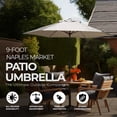 thumbnail image 3 of Four Seasons Courtyard 9 Foot Naples Market Patio Umbrella, 3 of 6