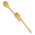 thumbnail image 1 of Oleegame 2PC Stainless Steel Cutlery Set 6Pcs Wooden Spoon Size Multi Purpose Teaspoon Seasoning Coffee Tea Sugar Jam Spoons Rounded Spoon Mouth Kitchen Wooden Spoon For Porridge Beige, 1 of 8