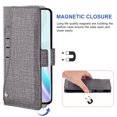 thumbnail image 3 of OnePlus 8 Pro Case, iCoverCase Genuine Leather Wallet Case Slim Fit Folio Book Design with Stand and Card Slots Flip Case Cover for OnePlus 8 Pro (Gray), 3 of 5