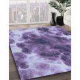 thumbnail image 3 of Ahgly Company Tapis d'Intérieur Lavable à la Machine, Carré, Transitionnel, Violet Mimosa Violet, Tapis de Zone, 3 Pieds Carré, 3 of 7