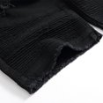 thumbnail image 5 of Cameland Men's Ripped Denim Trunks Stretchy Washed Jeans Trunks Cut-off Classic Fit Biker Jeans Trunks, 5 of 5