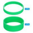 thumbnail image 3 of Unique Bargains Silicone Elastic Sublimation Tumblers Holder Ring Bands, Green 10Pcs, 3 of 6