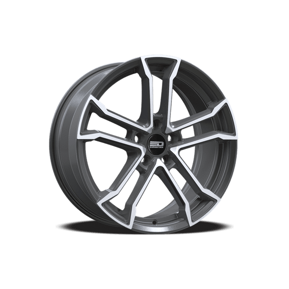 4 x jantes Euro Design Monaco en alliage Gunmetal poli de 20x8.5 pouces pour 2015 - 2026 Mercedes-Benz C-Class (convient pour W205 & W206)